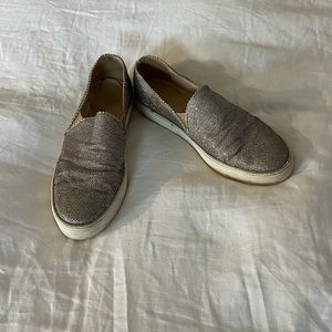 Stuart Weitzman Sparkly Slip-On Sneakers